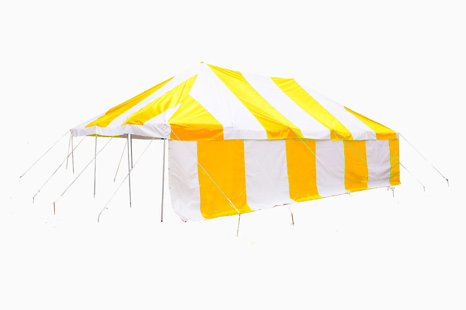 PVC Marquee Tent Yellow and White pvc tents marquee tents event tents